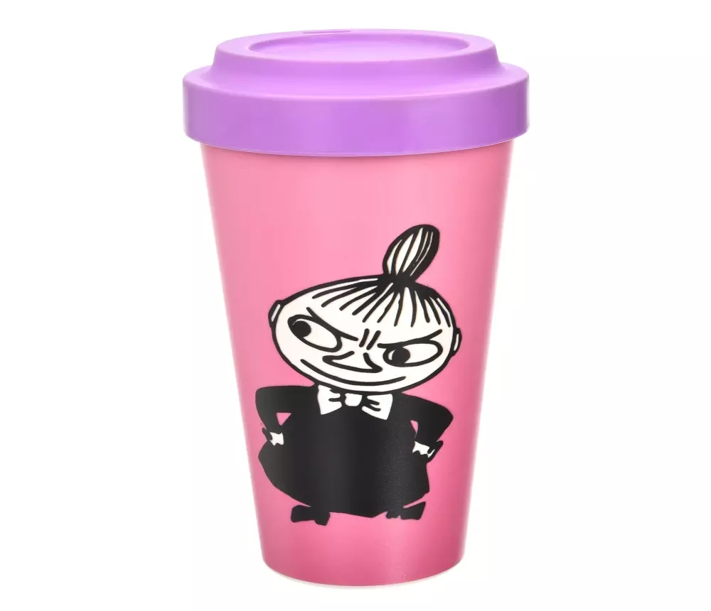 Moomin To Go Kopp - Flower, 6430079185065, LMY99B, Kjøkken, Krus og Skåler, Moomin, Oy Bisly LTD, Biodegradeable take away mug