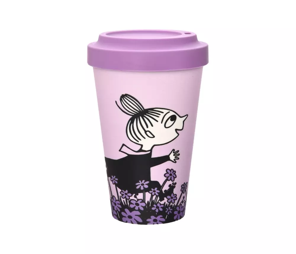 Moomin To Go Kopp - Running, 0714770418407, LMY99C, Kjøkken, Krus og Skåler, Moomin, Oy Bisly LTD, Biodegradeable take away mug