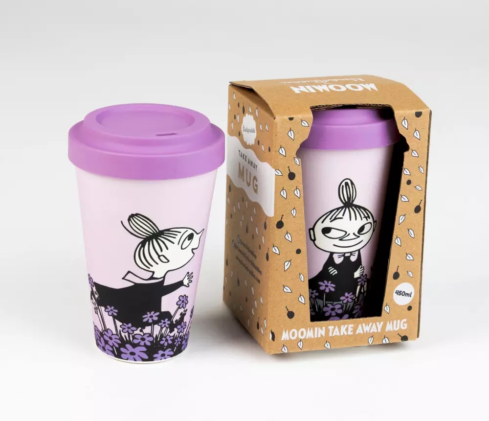 Moomin To Go Kopp - Running, 0714770418407, LMY99C, Kjøkken, Krus og Skåler, Moomin, Oy Bisly LTD, Biodegradeable take away mug