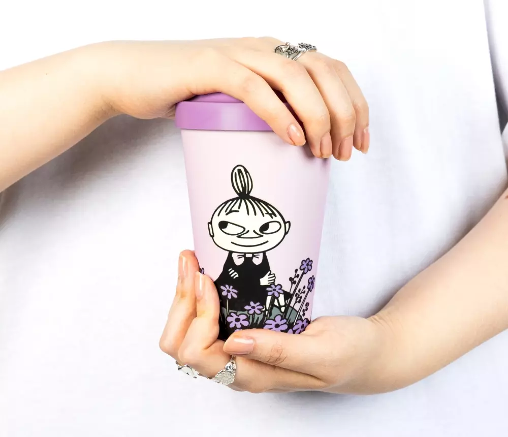 Moomin To Go Kopp - Running, 0714770418407, LMY99C, Kjøkken, Krus og Skåler, Moomin, Oy Bisly LTD, Biodegradeable take away mug