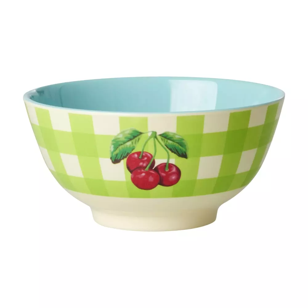 Melaminbolle Love Therapy Cherry D15, 5708315255072, MELBW-LTCH, Kjøkken, Melamin- & Treservise, Rice, Melamine Bowl with Love Therapy Cherry Print - Medium - 700 ml