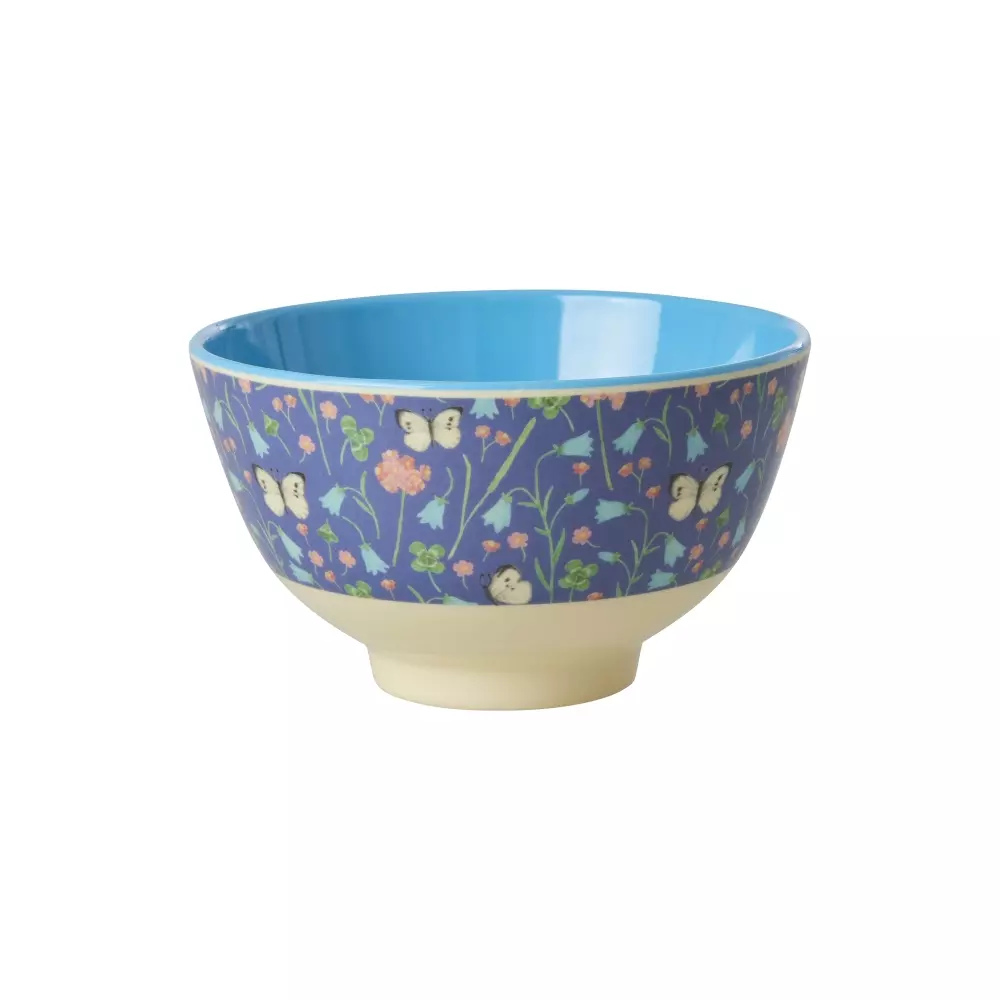 Melaminbolle Butterfly Field, 5708315249606, MELBW-SBUFI, Kjøkken, Melamin- & Treservise, Rice, Melamine Bowl with Butterfly Field Print - Small - 300 ml