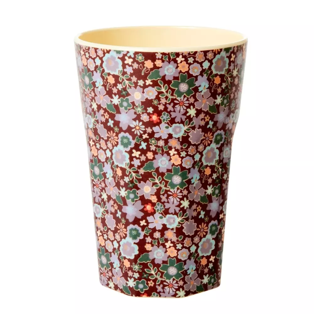 Melaminkopp Fall Floral H13, 5708315206975, MELCU-LFAFL, Kjøkken, Melamin- & Treservise, Rice, Tall Melamine Cup - Fall Floral