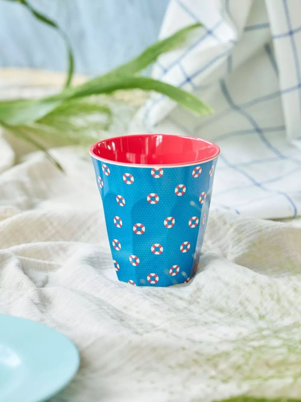 Melaminkopp Livbøye H9, 5708315259209, MELCU-LIL, Kjøkken, Melamin- & Treservise, Rice, Melamine Cup with Lifeline Print- Medium - 250 ml