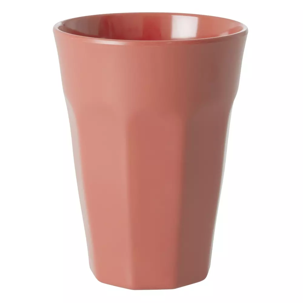 Melaminkopp Oransje Høy 400ml, 5708315242584, MELCU-LO, Kjøkken, Melamin- & Treservise, Rice, Melamine Cup in Orange - Tall - 400 ml