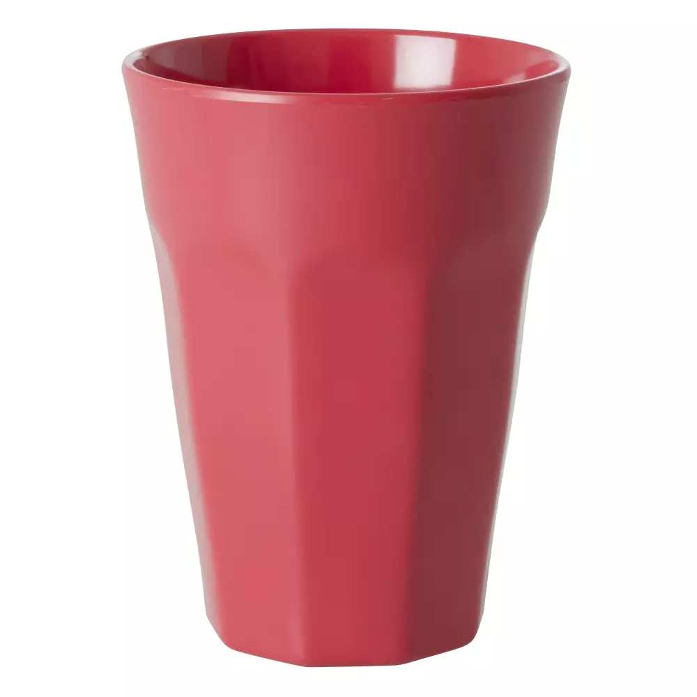 Melaminkopp Rød Høy 400ml, 5708315241518, MELCU-LR, Kjøkken, Melamin- & Treservise, Rice, Melamine Cup in Red - Tall - 400 ml