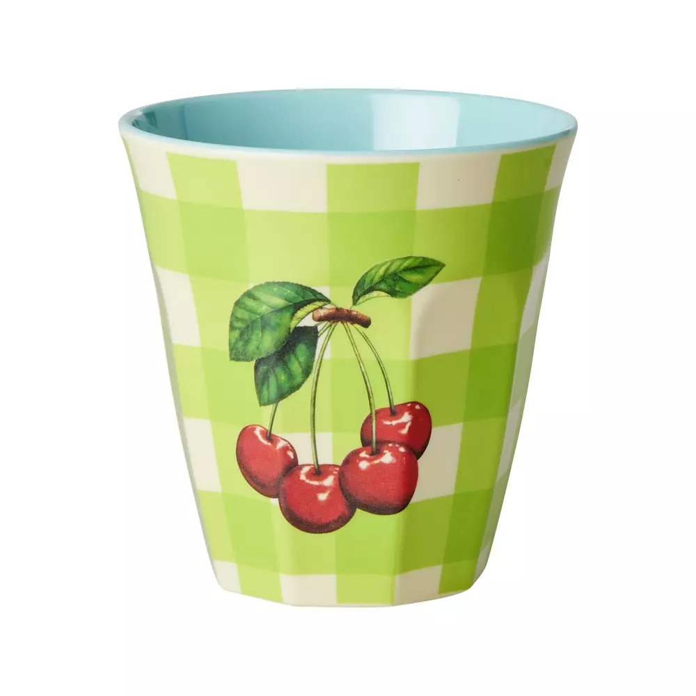 Melaminkopp Love Therapy Cherry H9, 5708315255003, MELCU-LTCH, Kjøkken, Melamin- & Treservise, Rice, Melamine Cup with Love Therapy Cherry Print - Medium - 250 ml