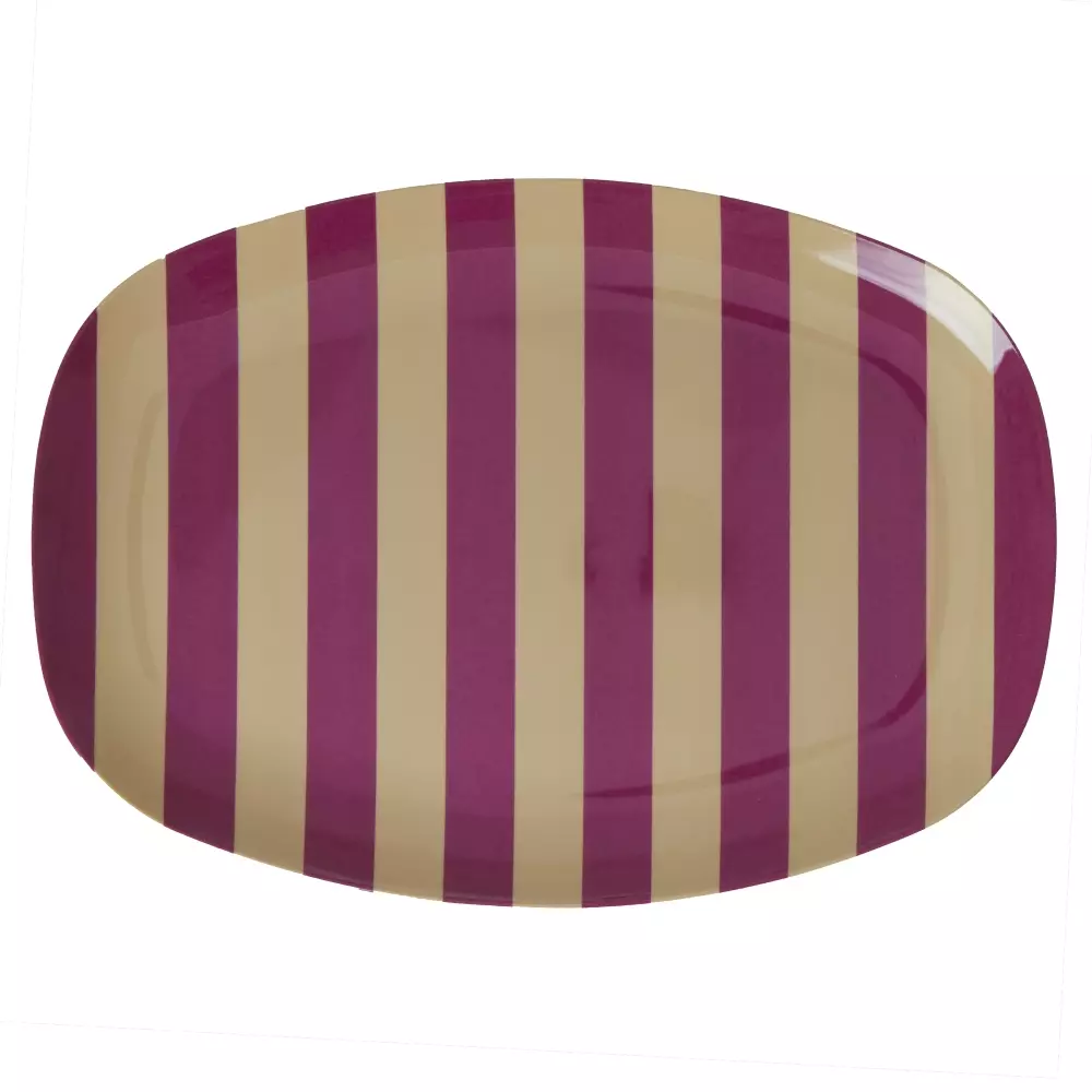 Melamintallerken Stripes