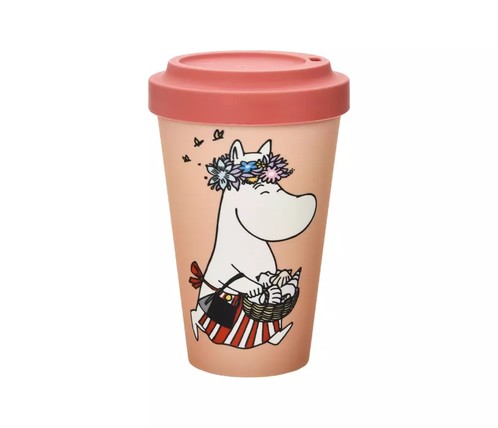 Moomin To Go Kopp - Shells, 0714770418445, MMAMMA99C, Kjøkken, Krus og Skåler, Moomin, Oy Bisly LTD, Biodegradeable take away mug