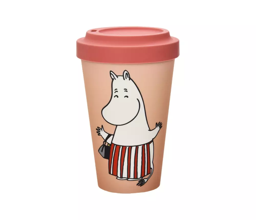 Moomin To Go Kopp - Shells, 0714770418445, MMAMMA99C, Kjøkken, Krus og Skåler, Moomin, Oy Bisly LTD, Biodegradeable take away mug