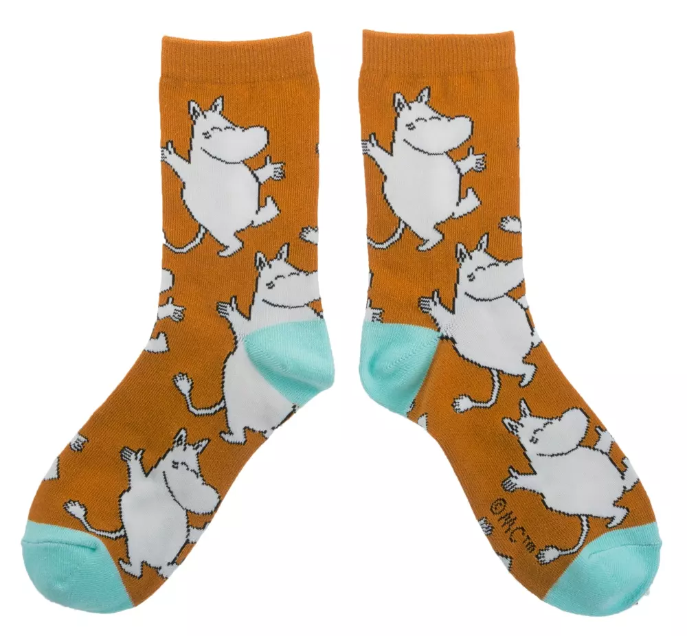 Moomin Strømper Moomin Brun, 6430049841564, MOOMIN17M, Accessories, Strømper, Moomin, Oy Bisly LTD, Socks Ladies