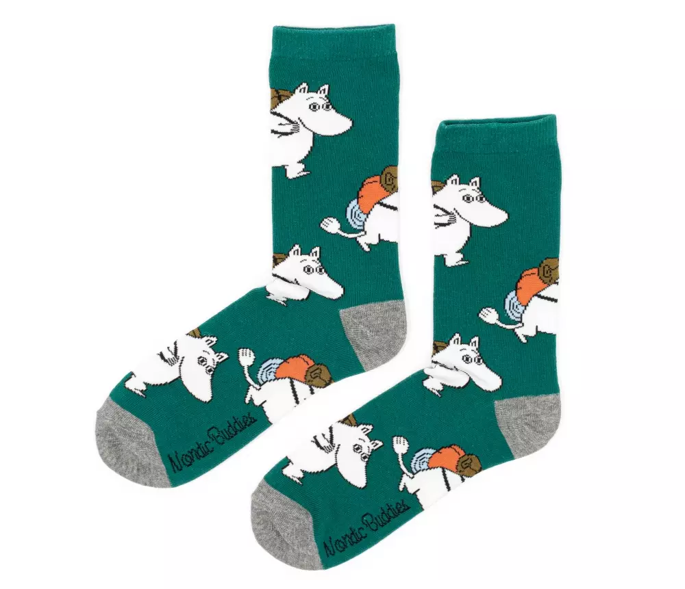 Moomin Strømper Moomin Grønn, 6430049841533, MOOMIN23C, Accessories, Strømper, Moomin, Oy Bisly LTD, Socks Men