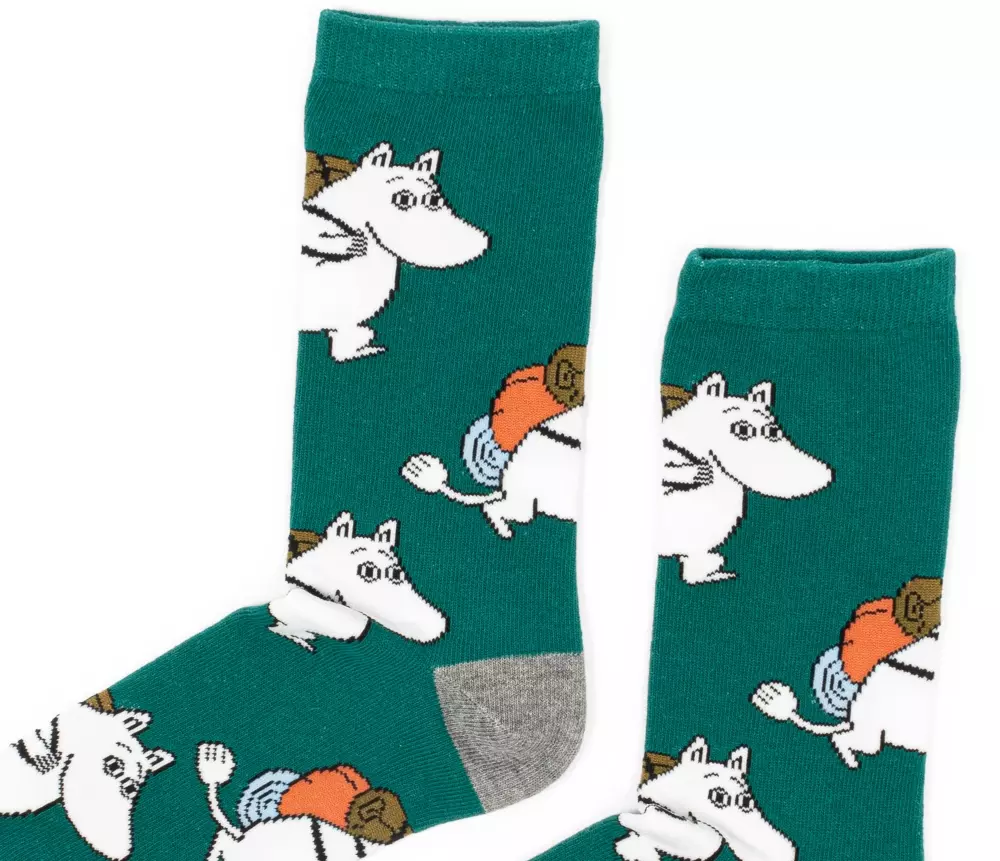 Moomin Strømper Moomin Grønn, 6430049841533, MOOMIN23C, Accessories, Strømper, Moomin, Oy Bisly LTD, Socks Men