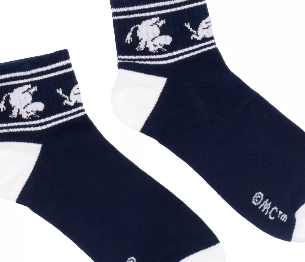 Moomin Ankelstrømper Moomin Navy, 6430079187885, MOOMIN34F, Accessories, Strømper, Moomin, Oy Bisly LTD, Ankle Socks Retro Men