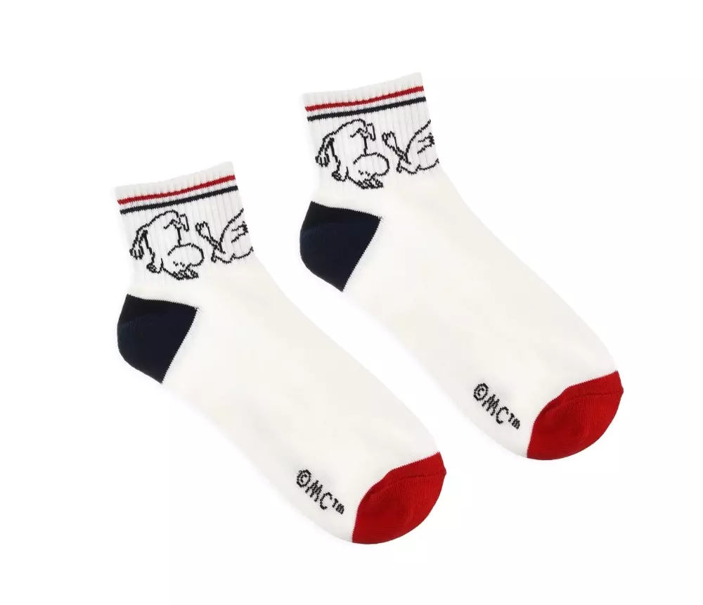 Moomin Ankelstrømper Moomin Navy, 6430079187885, MOOMIN34F, Accessories, Strømper, Moomin, Oy Bisly LTD, Ankle Socks Retro Men