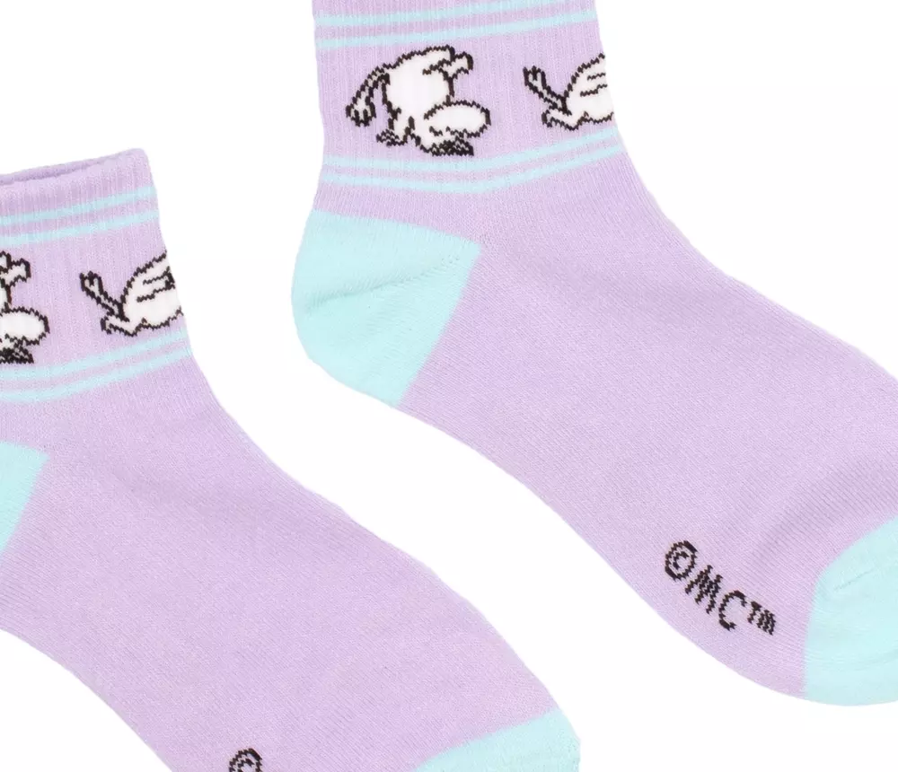 Moomin Retro Ankelstrømper Moomin Lilla, 6430079187908, MOOMIN34H, Accessories, Strømper, Moomin, Oy Bisly LTD, Ankle Socks Retro Ladies