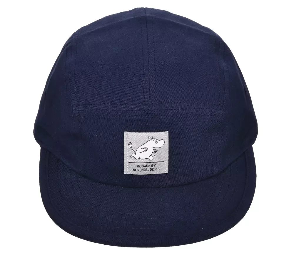 Moomin 5-Panel Cap Moomin Blå, 6430079180855, MOOMIN89B, Accessories, Caps & Luer, Moomin, Oy Bisly LTD, 5-Panel Cap ADULT