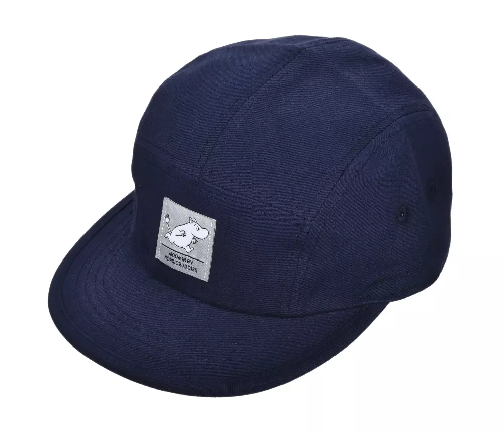 Moomin 5-Panel Cap Moomin Blå, 6430079180855, MOOMIN89B, Accessories, Caps & Luer, Moomin, Oy Bisly LTD, 5-Panel Cap ADULT