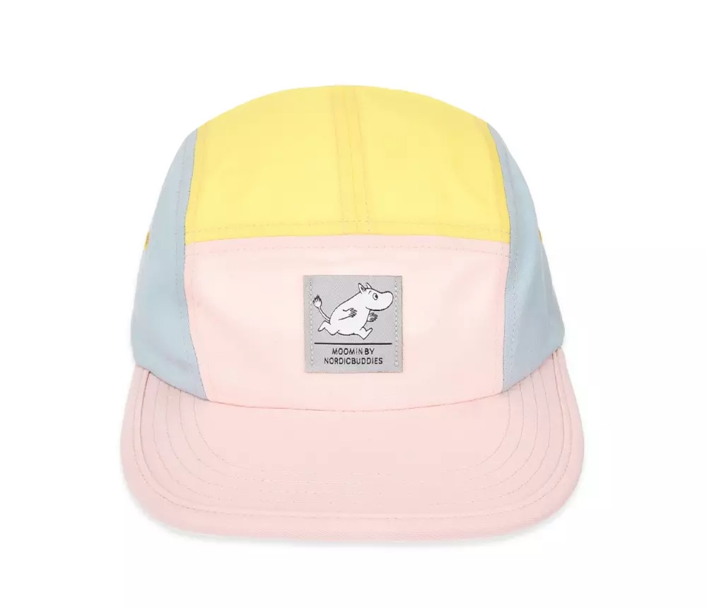 Moomin 5-Panel Cap Retro Rosa, 0714770423098, MOOMIN89M, Accessories, Caps & Luer, Moomin, Oy Bisly LTD, 5-Panel Cap Retro ADULT