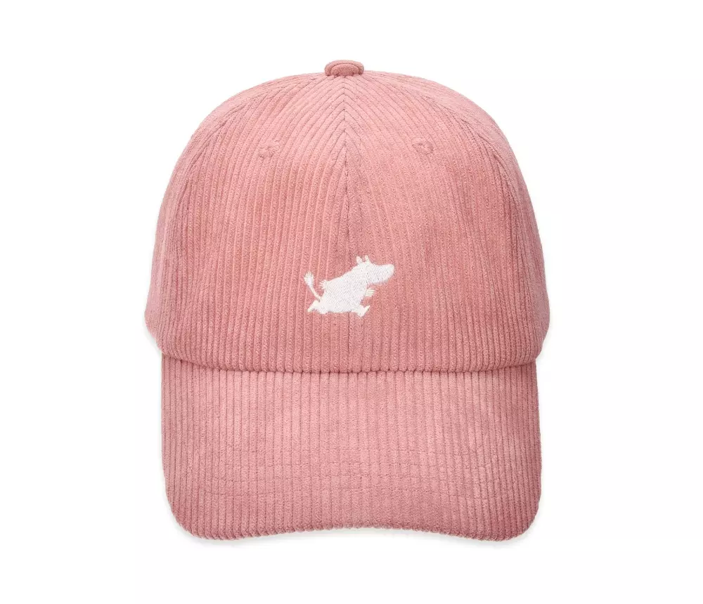 Moomin Daddy Cap Kordfløyel Moomin Rosa, 0714770422961, MOOMIN90E, Accessories, Caps & Luer, Moomin, Oy Bisly LTD, 