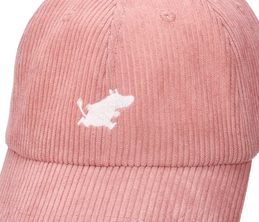 Moomin Daddy Cap Kordfløyel Moomin Rosa, 0714770422961, MOOMIN90E, Accessories, Caps & Luer, Moomin, Oy Bisly LTD, 