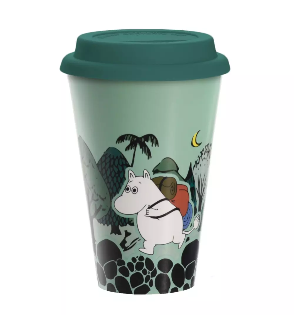 Moomin To Go Kopp - Adventures, 6430049849638, MOOMIN99E, Kjøkken, Krus og Skåler, Moomin, Oy Bisly LTD, Biodegradeable take away mug