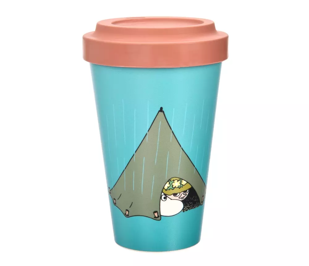 Moomin To Go Kopp - Camping, 6430079185072, MOOMIN99G, Kjøkken, Krus og Skåler, Moomin, Oy Bisly LTD, Biodegradeable take away mug