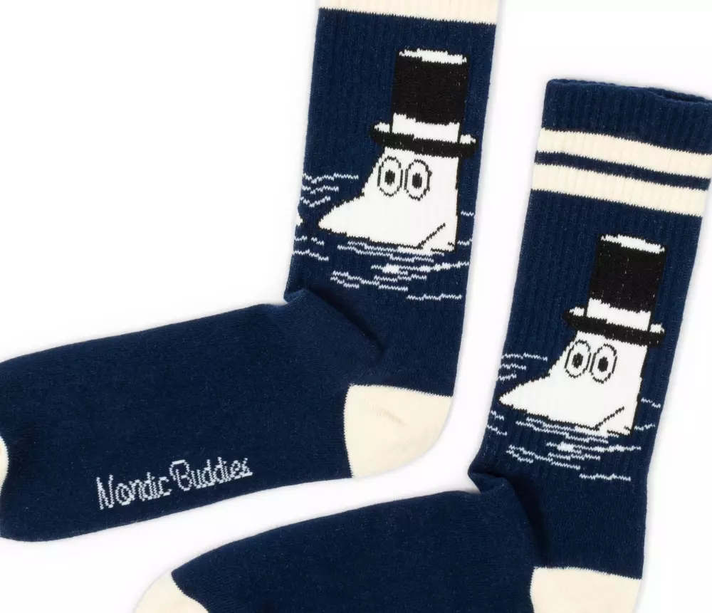 Moomin Retro Strømper Moominpappa, 6430049841748, MPAPPA23H, Accessories, Strømper, Moomin, Oy Bisly LTD, Retro Socks Men