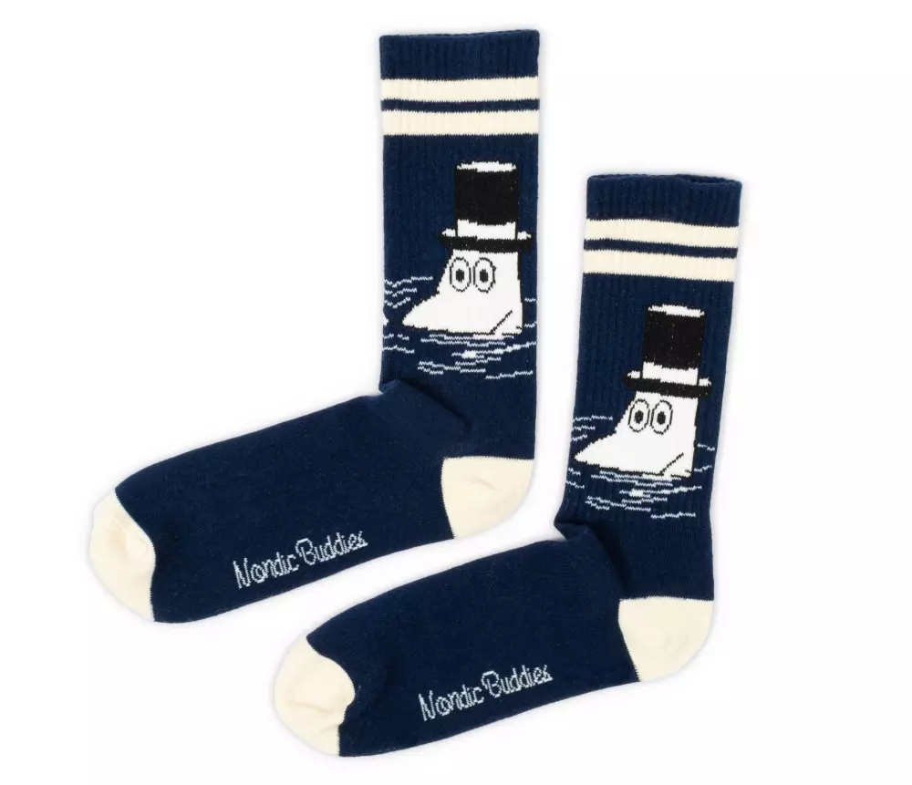 Moomin Retro Strømper Moominpappa, 6430049841748, MPAPPA23H, Accessories, Strømper, Moomin, Oy Bisly LTD, Retro Socks Men