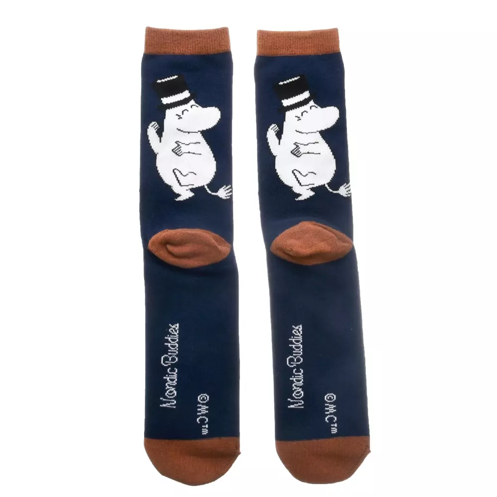 Moomin Strømper Moominpappa Navy, 6430079180688, MPAPPA23I, Accessories, Strømper, Moomin, Oy Bisly LTD, Socks Men