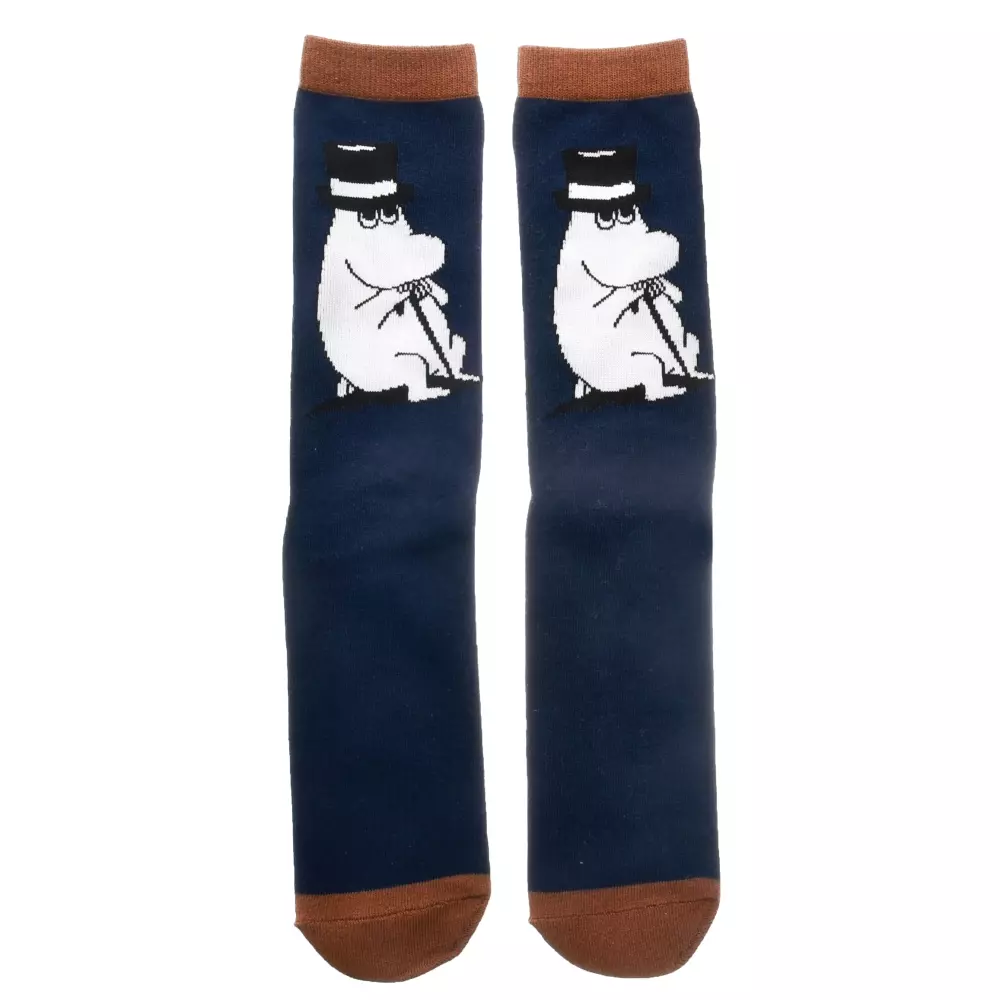 Moomin Strømper Moominpappa Navy, 6430079180688, MPAPPA23I, Accessories, Strømper, Moomin, Oy Bisly LTD, Socks Men