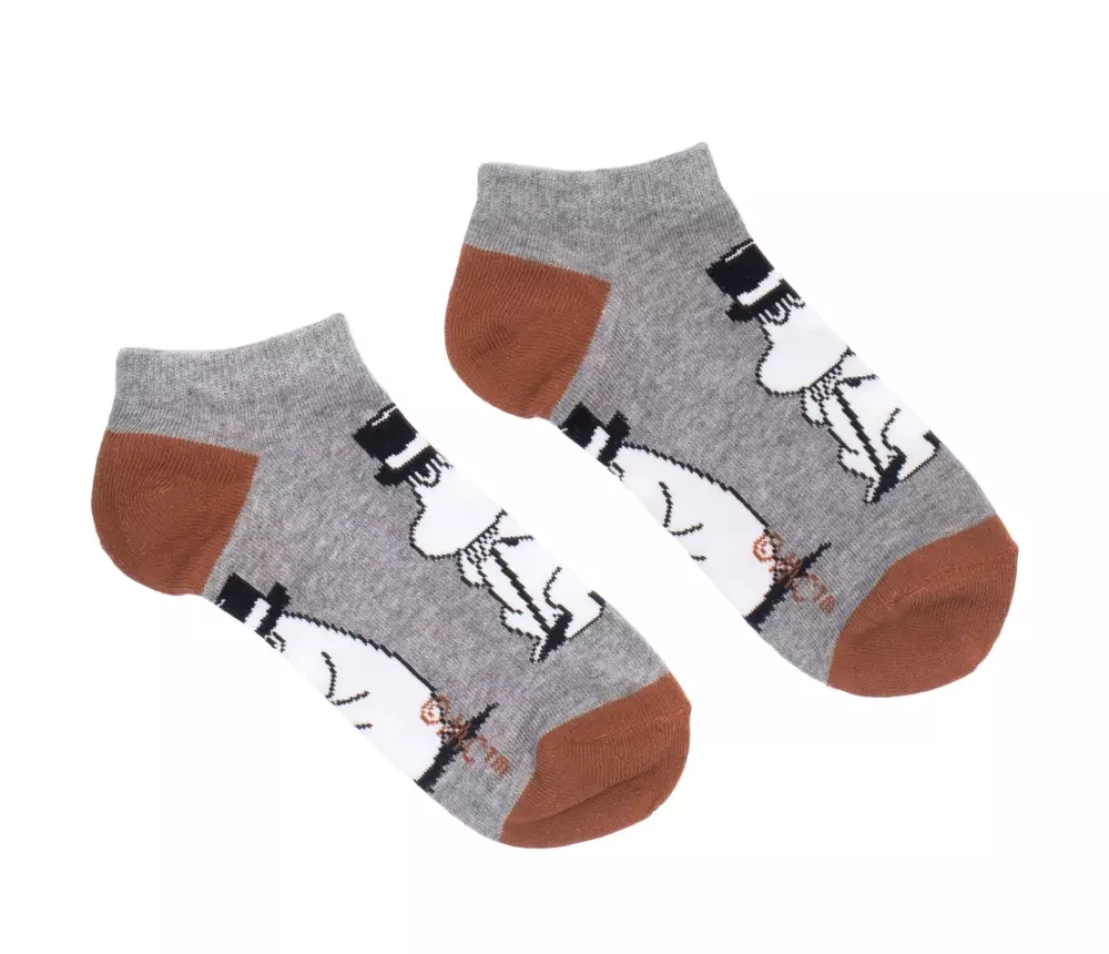 Moomin Ankelstrømper Moominpappa, 6430079188028, MPAPPA34A, Accessories, Strømper, Moomin, Oy Bisly LTD, Ankle Socks Classic Men