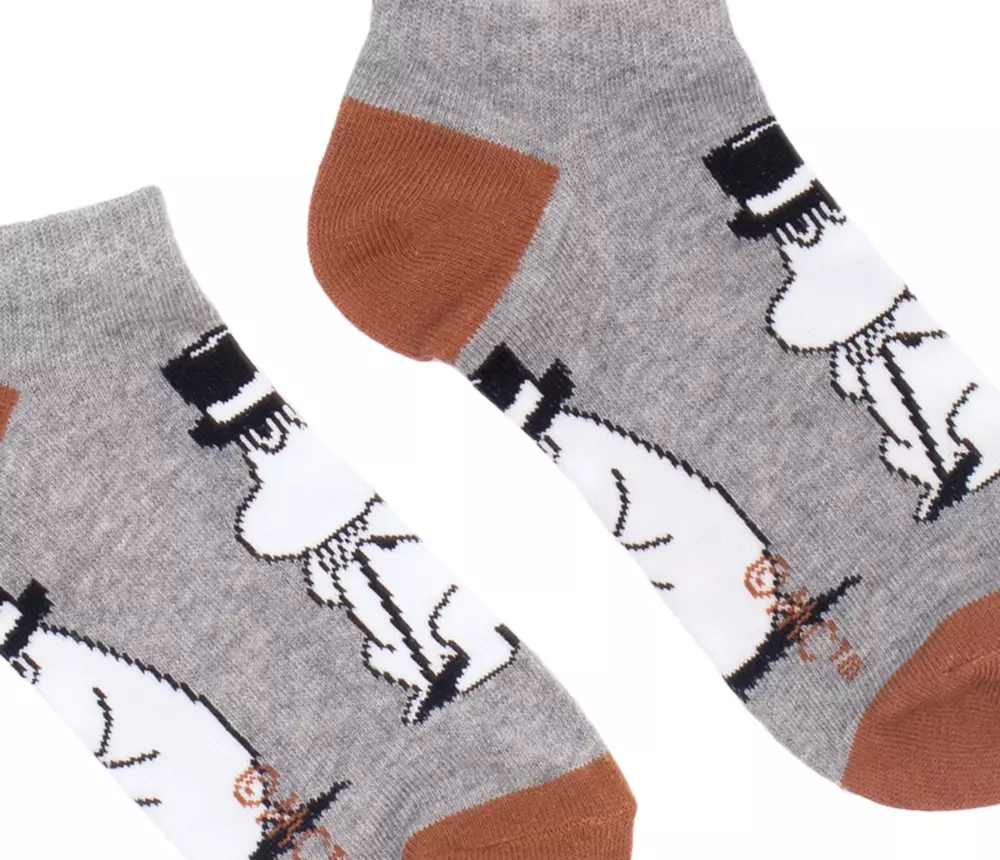 Moomin Ankelstrømper Moominpappa, 6430079188028, MPAPPA34A, Accessories, Strømper, Moomin, Oy Bisly LTD, Ankle Socks Classic Men