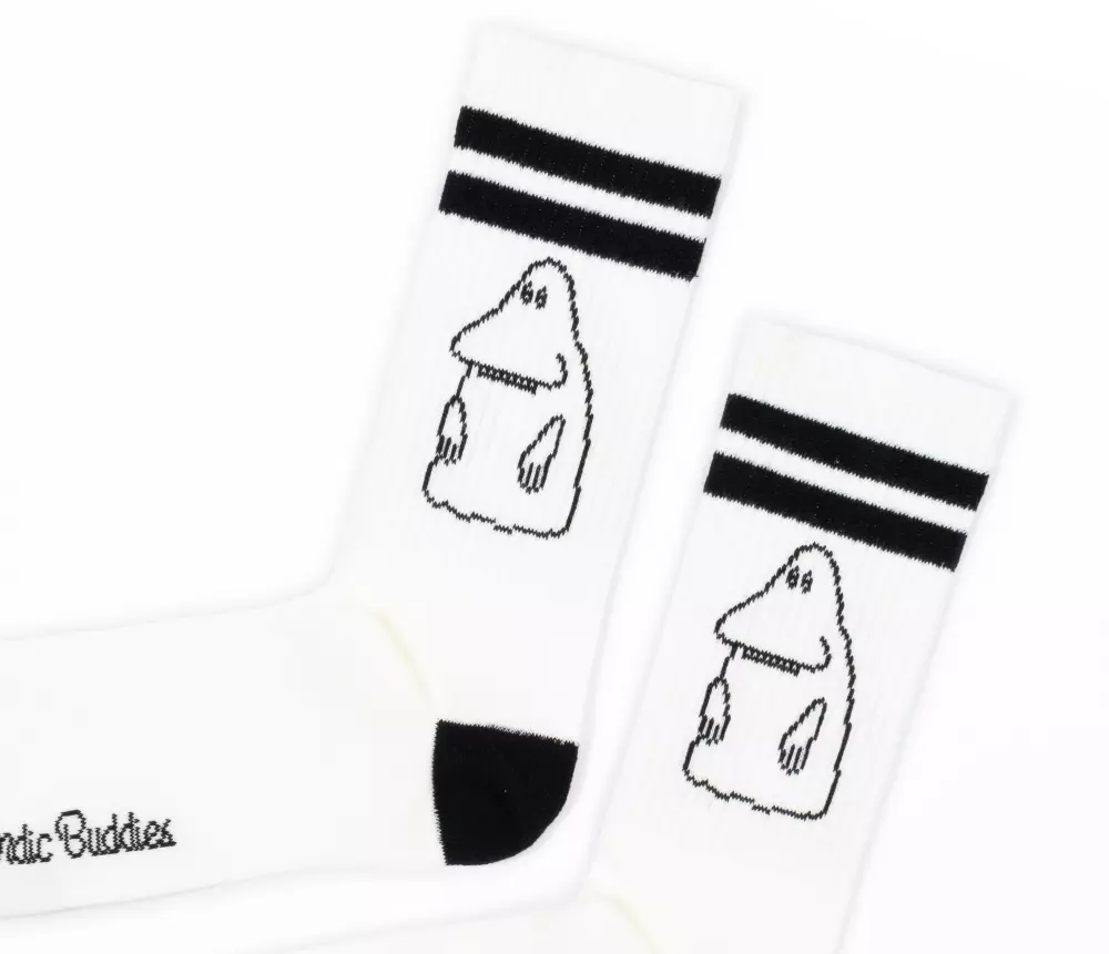 Moomin Retro Strømper Hufsa Multi, 6430079180657, MUR23E, Accessories, Strømper, Moomin, Oy Bisly LTD, Retro Socks Men