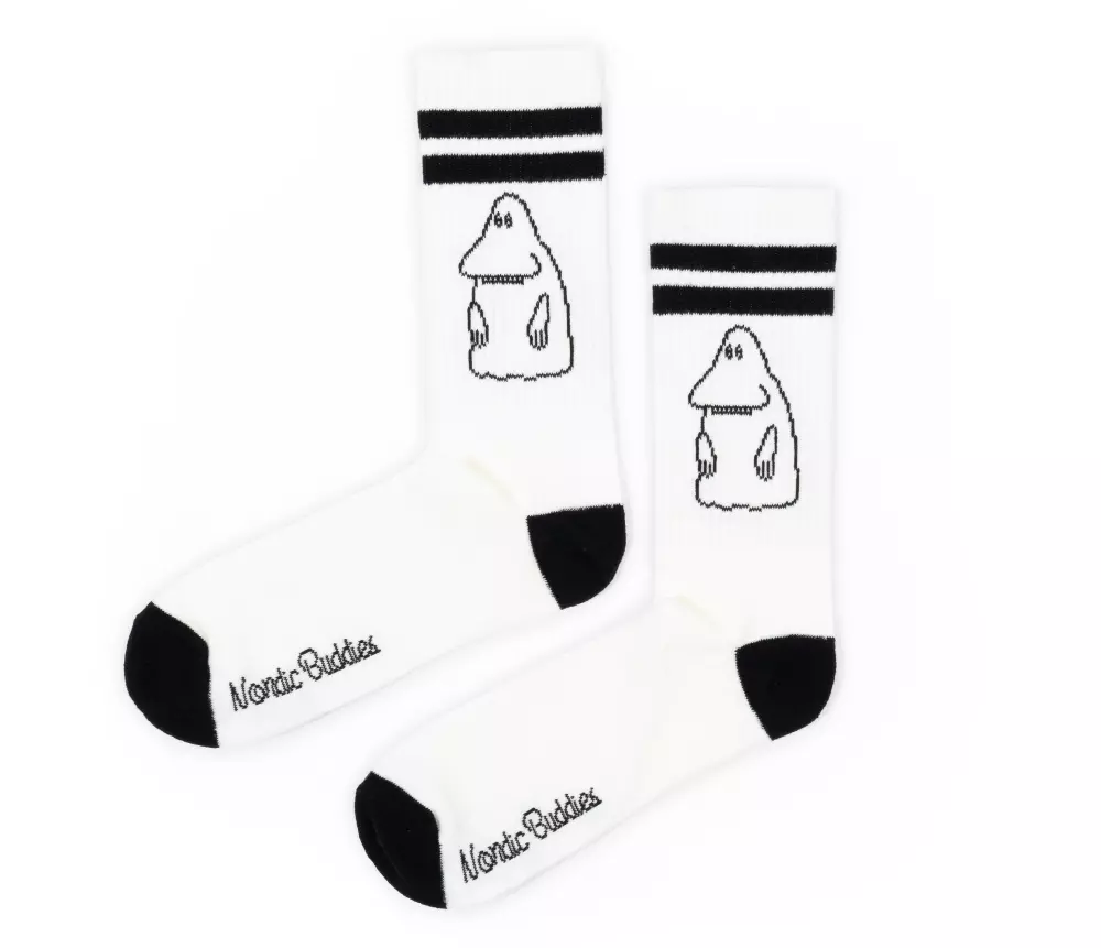 Moomin Retro Strømper Hufsa Multi, 6430079180657, MUR23E, Accessories, Strømper, Moomin, Oy Bisly LTD, Retro Socks Men