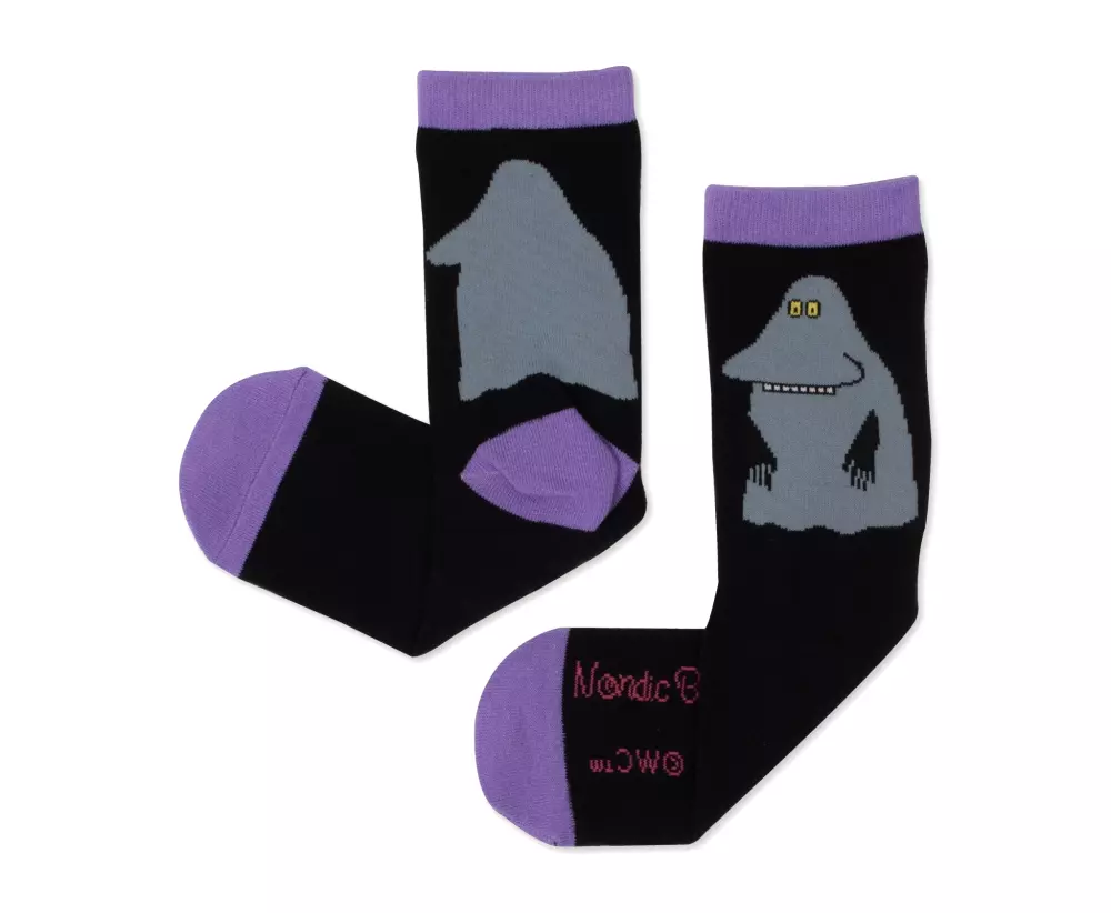 Moomin Strømper Hufsa Svart, 6430079185850, MUR23I, Accessories, Strømper, Moomin, Oy Bisly LTD, Socks Ladies