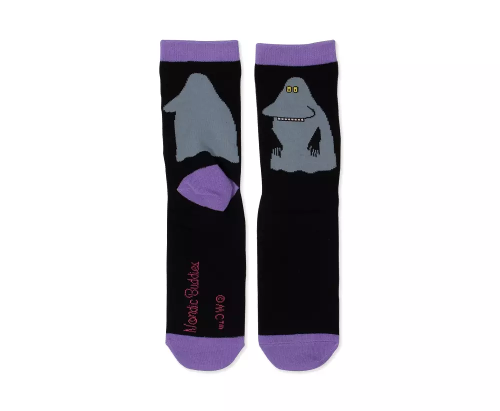 Moomin Strømper Hufsa Svart, 6430079185850, MUR23I, Accessories, Strømper, Moomin, Oy Bisly LTD, Socks Ladies