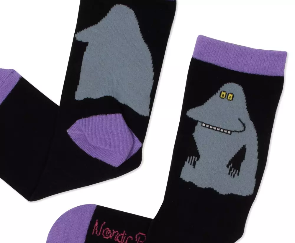 Moomin Strømper Hufsa Svart, 6430079185850, MUR23I, Accessories, Strømper, Moomin, Oy Bisly LTD, Socks Ladies