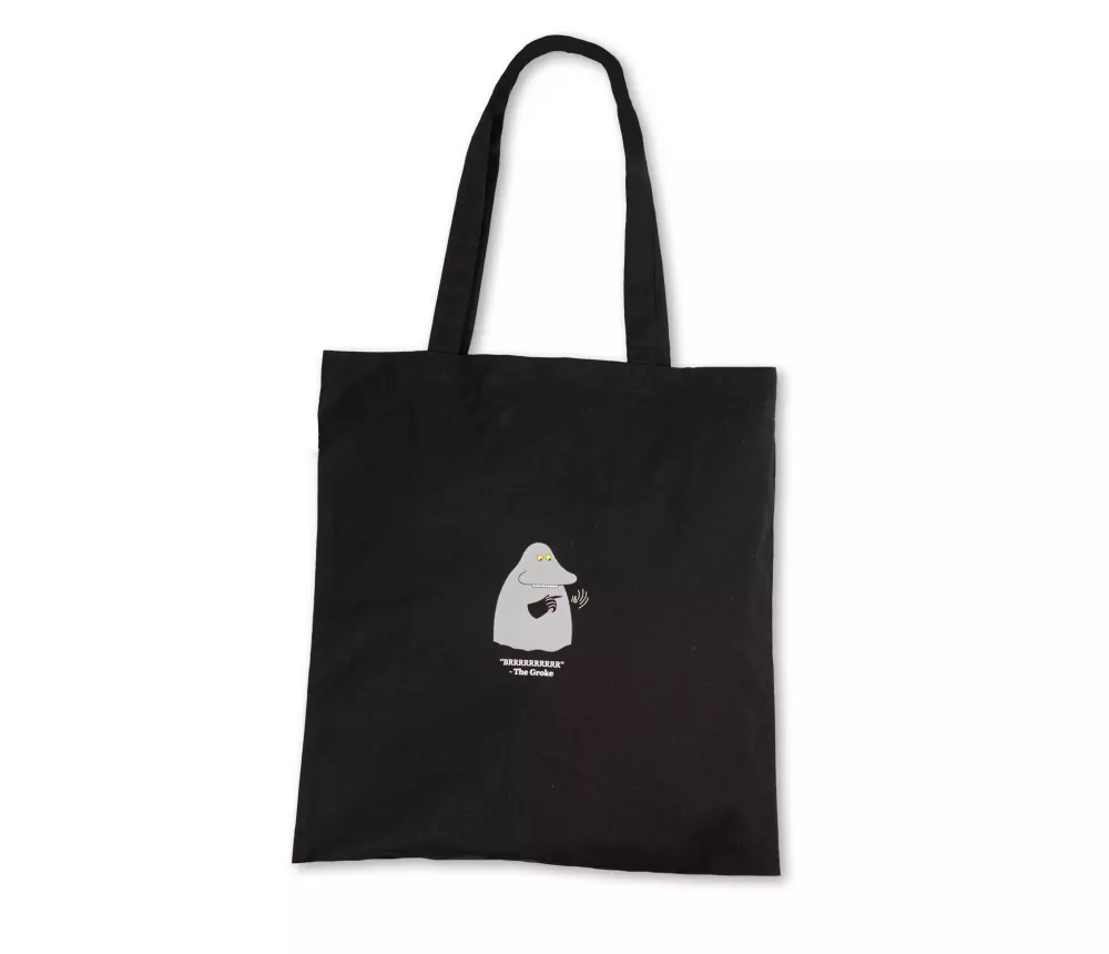 Moomin Tote Bag - Hufsa Svart, 6430079182736, MUR2A, Accessories, Vesker, Moomin, Oy Bisly LTD, Tote Bag