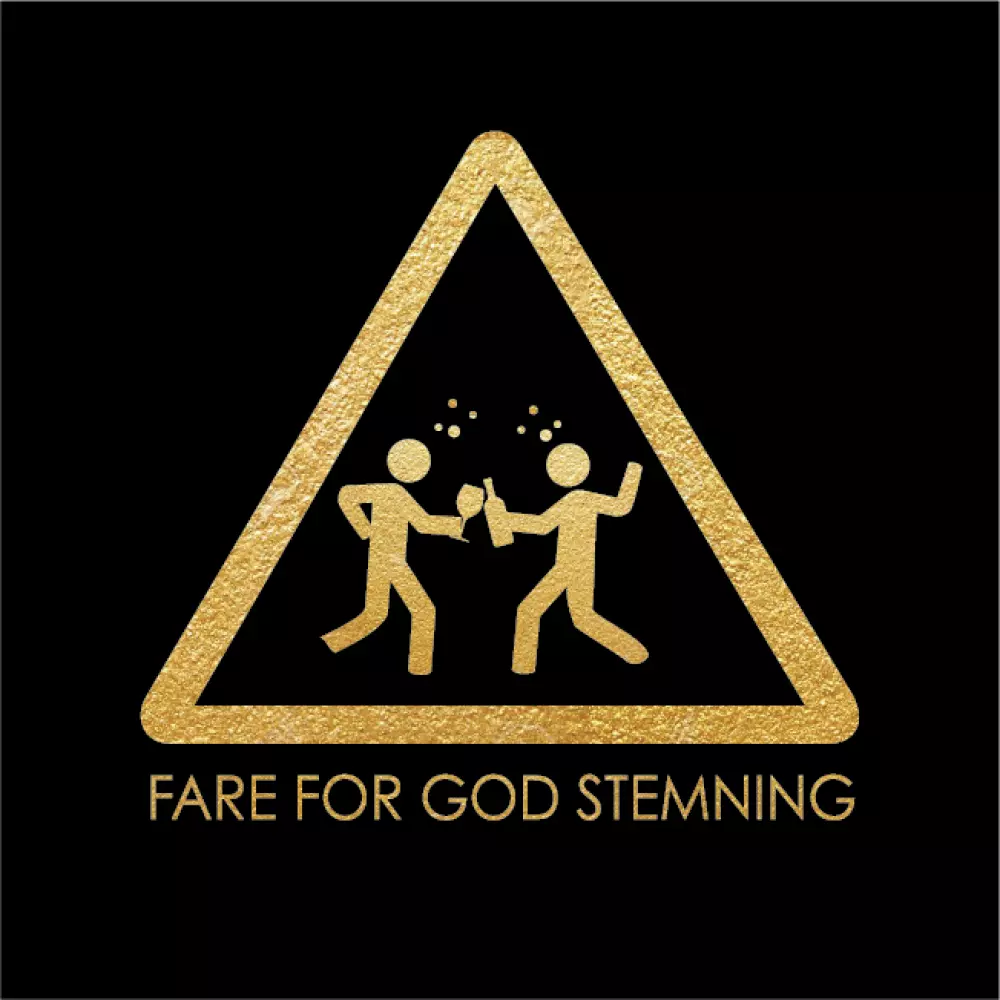 Servietter Fare For God Stemning, 7073072065737, N18, Interiør, Servietter, NORWAY DESIGNstudio, FARE FOR GOD STEMNING