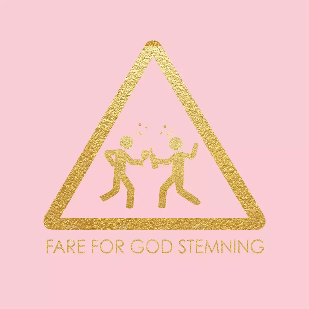 Servietter Fare God Stemning Rosa, 7073072065775, N39, Interiør, Servietter, NORWAY DESIGNstudio, FARE FOR GOD STEMNING