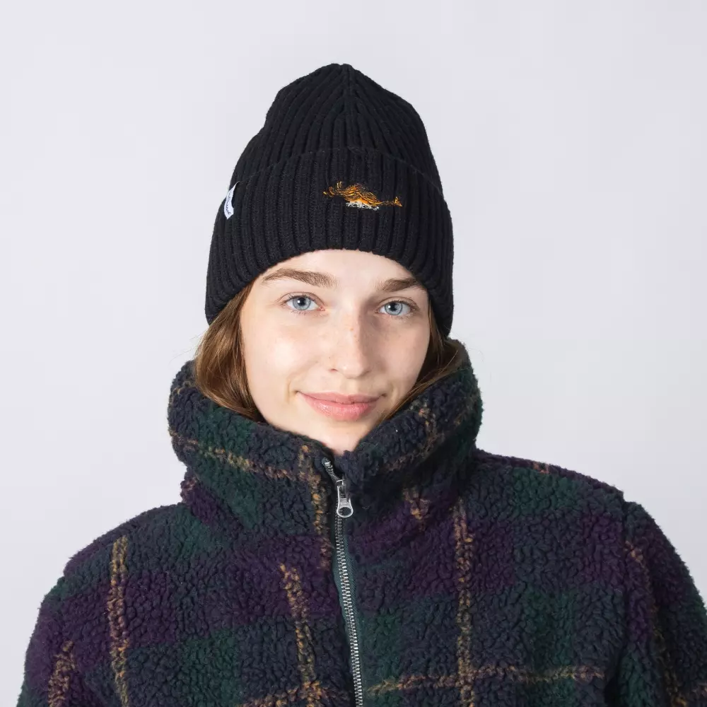 Pippi Beanie Brodert