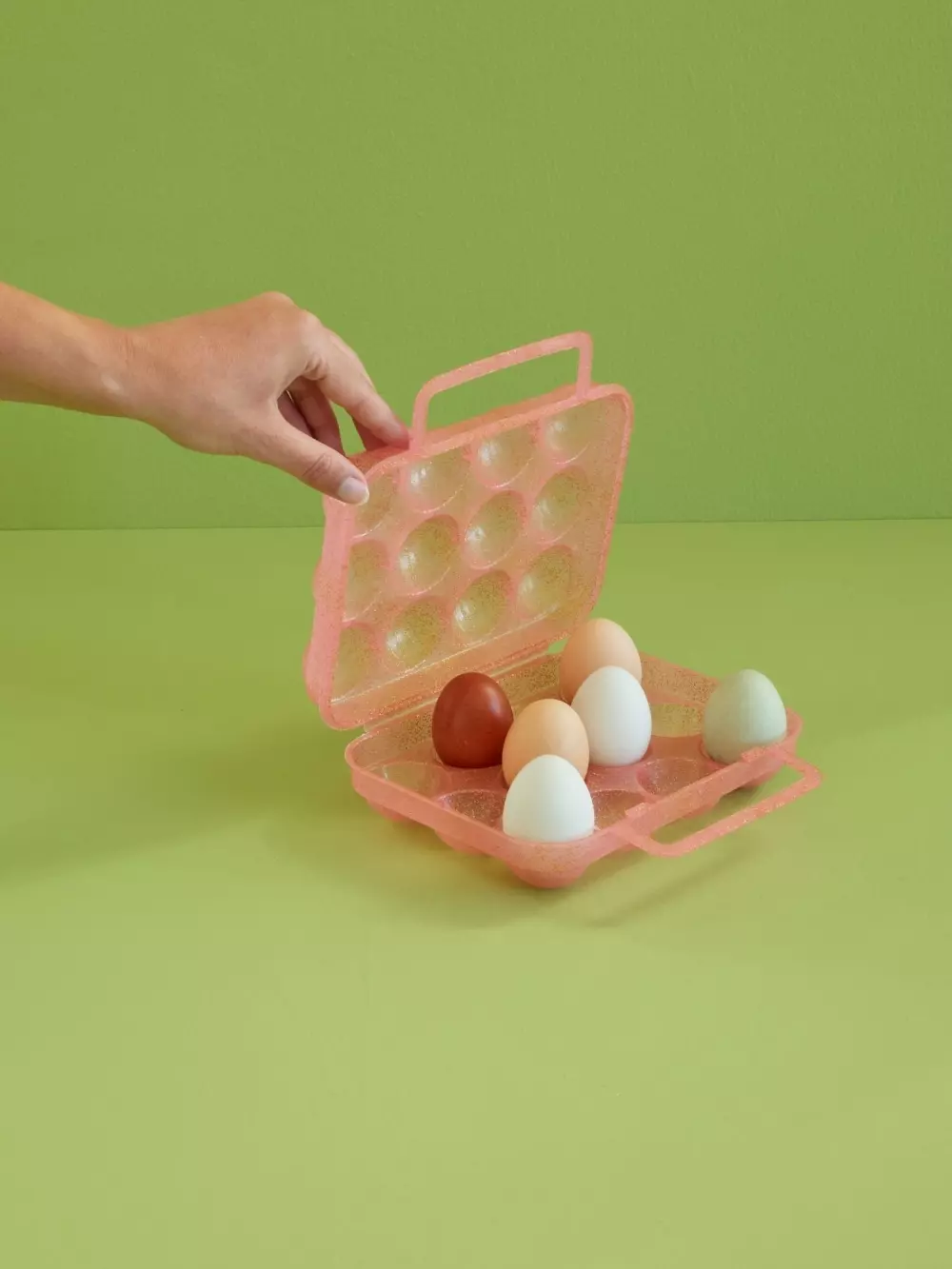 Eggekartong Til 12 Egg Rosa