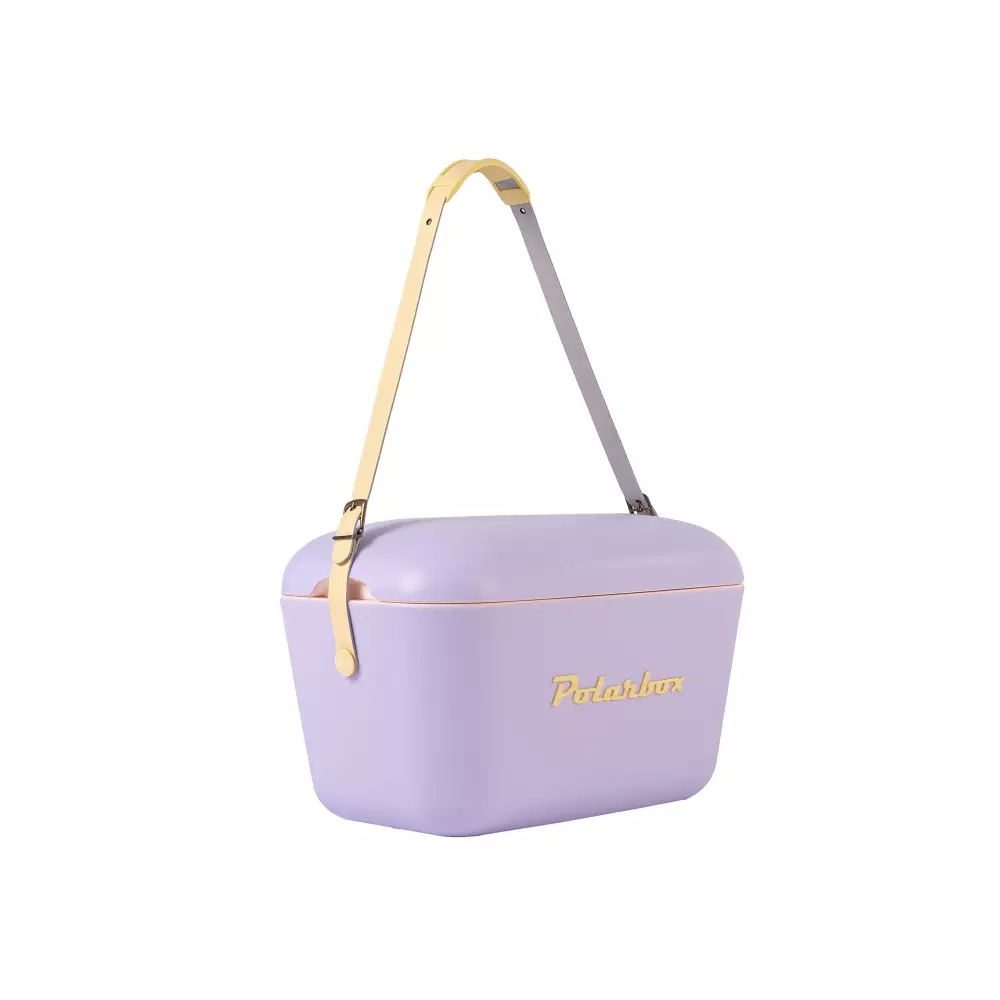 Polarbox Mauve Pop 20L, 8436582992594, REPO9259, Uterom og Fritid, Kjølebokser, Polarbox, Only Design, Lilac – yellow pop - lila 20L