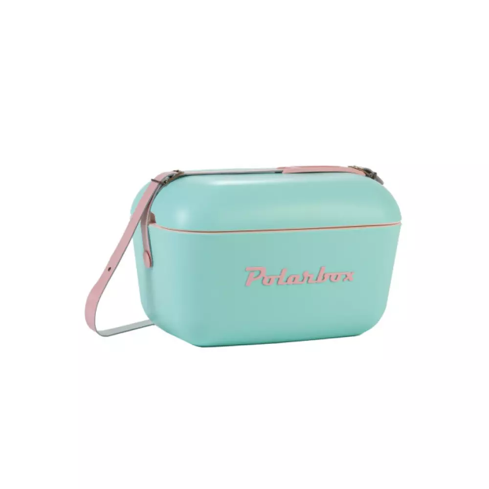 Polarbox Water Green Pop 12L, 8436582992648, REPO9264, Uterom og Fritid, Kjølebokser, Polarbox, Only Design, Verde agua – rosa baby pop - turkos 12L