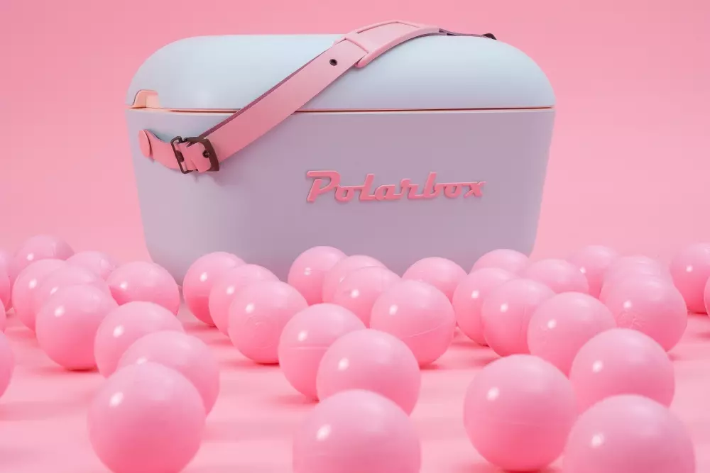 Polarbox Celeste Pop 12L, 8436582992723, REPO9272, Uterom og Fritid, Kjølebokser, Polarbox, Only Design, Celeste – rosa baby pop - ljusblå 12L