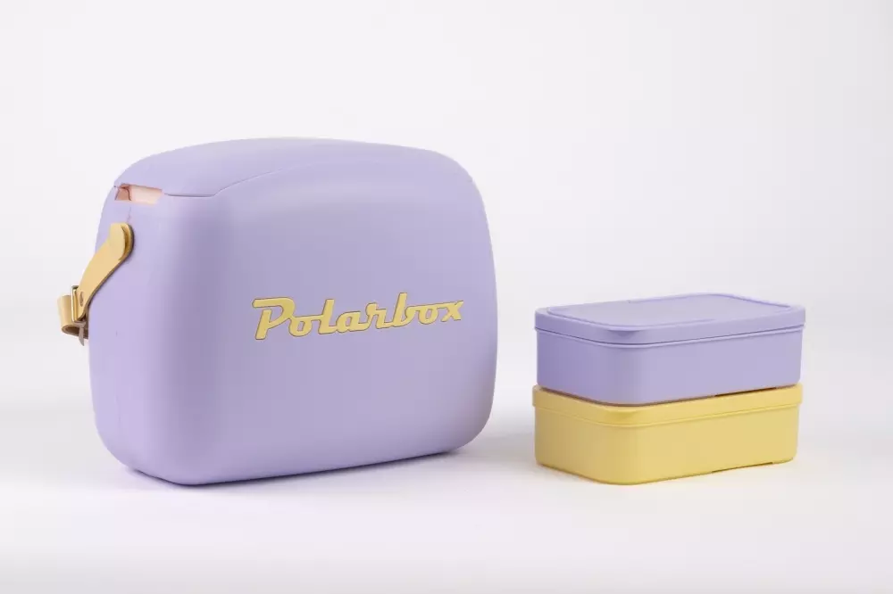 Polarbox Mauve Lilla 6L, 8436582993492, REPO9349, Uterom og Fritid, Kjølebokser, Polarbox, Only Design, Celeste - POP - Malva (Ljusblå med turkos text)