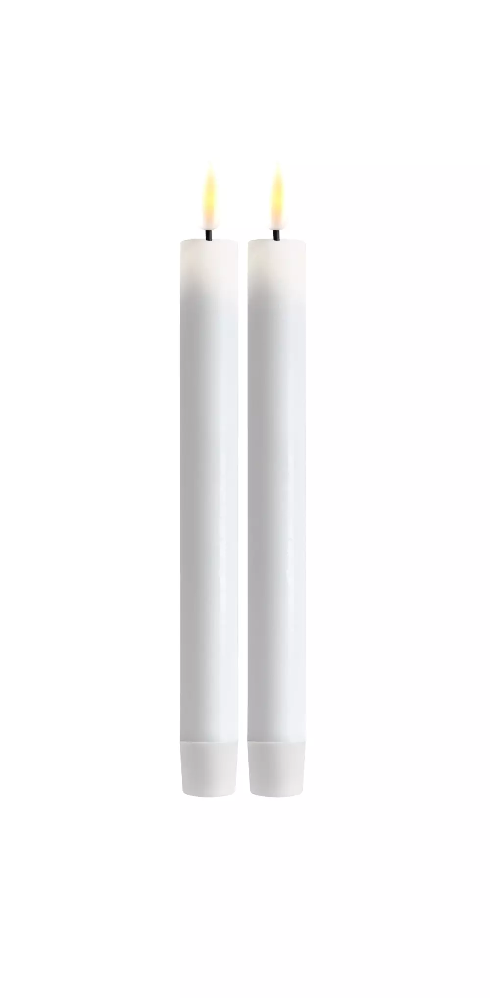 Deluxe Kronelys Hvit 24cm 2pk, 0745125239200, RF-0012, Interiør, Lys, Deluxe Homeart, Hvide Kronelys 2 stk (24 cm)