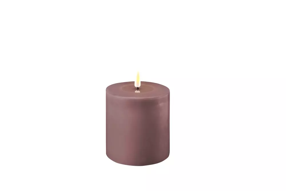 Deluxe Kubbelys Dus Lilla D10 H10, 5744001240380, RF-0156, Interiør, Lys, Deluxe Homeart, Real Flame Light purple