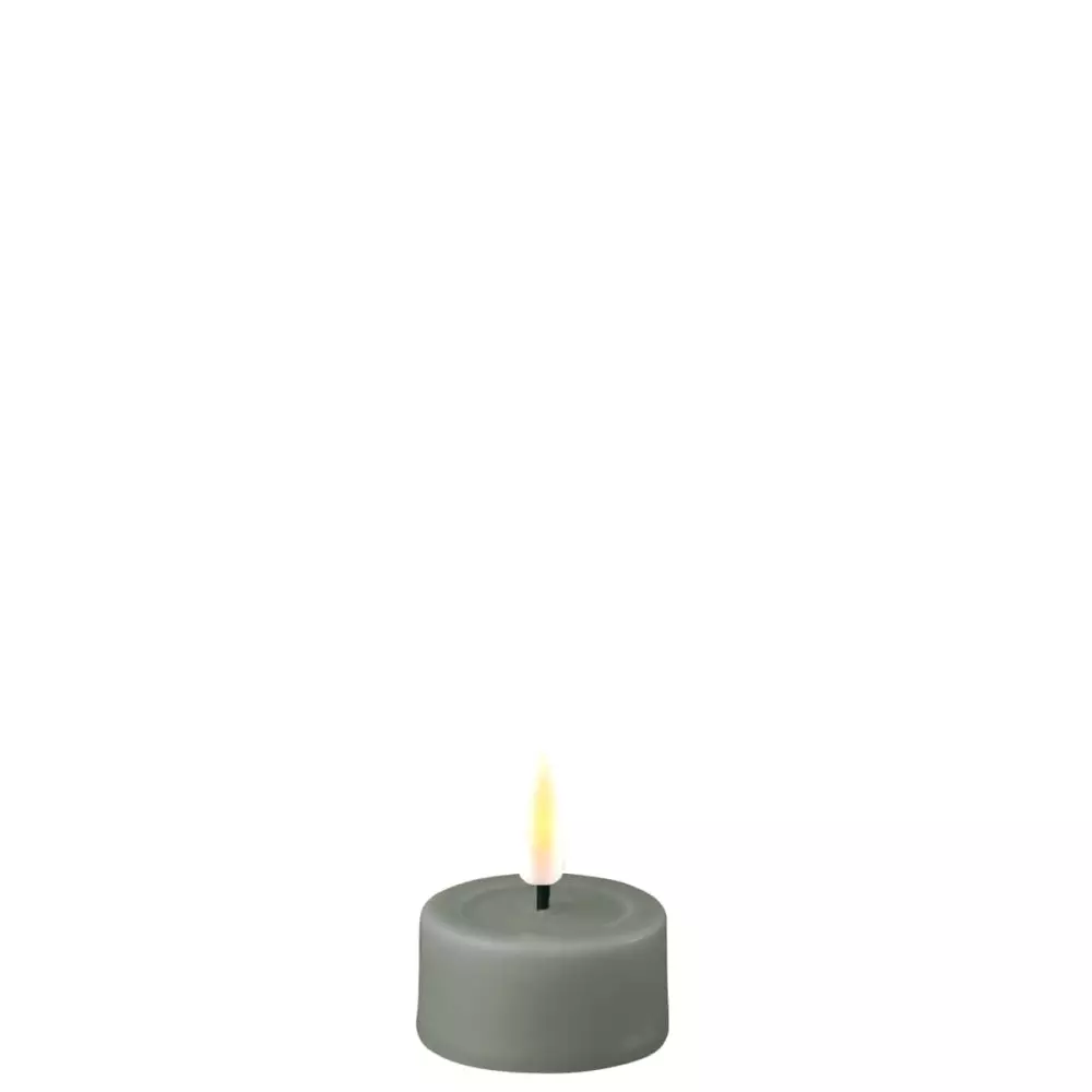 Deluxe Telys Salvie 2pk, 5744001243688, RF-0318, Interiør, Lys, Deluxe Homeart, Real Flame Tealight 2 pcs Salvie Green